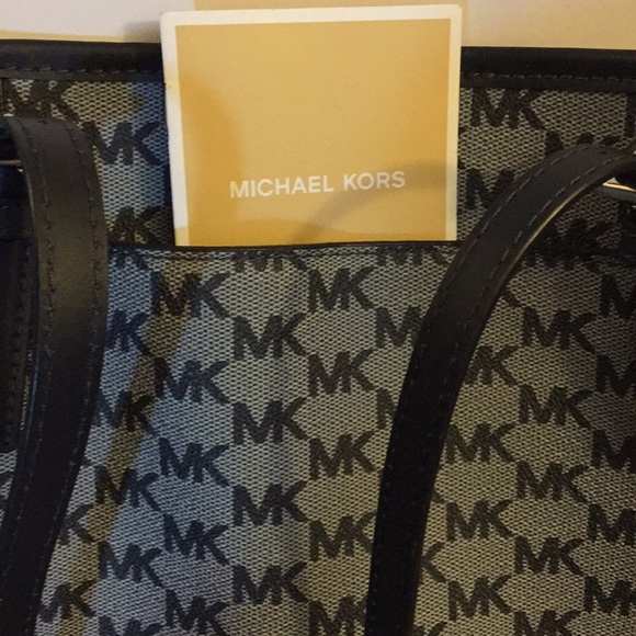 Designer Michael Kors Denim Blue Color  Tote, - Picture 5 of 8